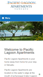 Mobile Screenshot of pacificlagoonapartments.com